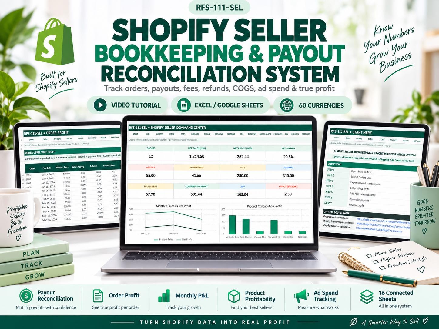 Shopify Seller Bookkeeping System - shopify seller image 1