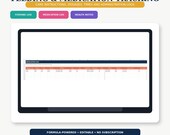 A digital product graphic displays a tablet screen showing a "Feeding & Medication Tracking" spreadsheet with sections for feeding logs and medication logs.