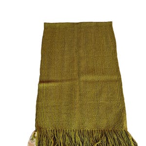 Handwoven Wool Scarf Natural Dye Wrap Mapuche Loom Woven Echarpe Chile Boho Gift