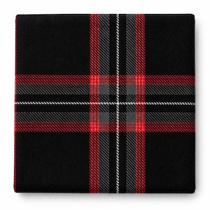 Czarna magiczna tkanina tartanowa szkocka do wykorzystania na kraty, świetne kilt i szale Outlander, kołdry, suknie ślubne, odzież, tapicerka