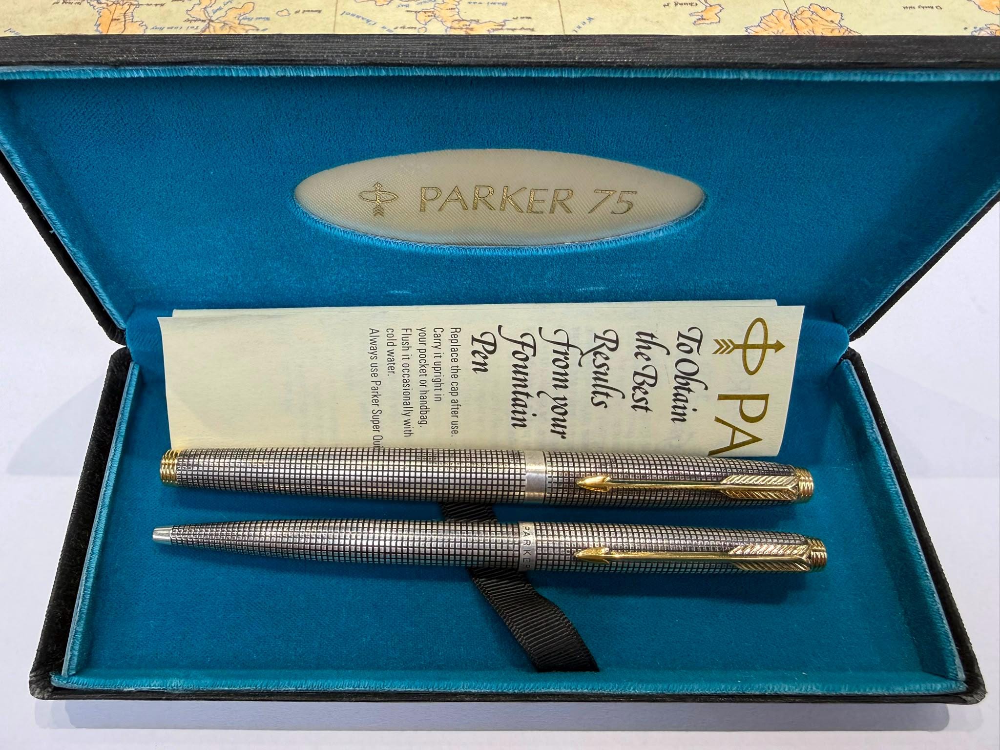 Parker 75 Sterling Silver Pen - Etsy