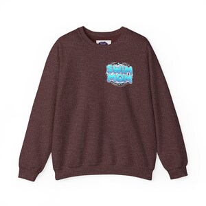 Surf Sweatshirt, Retro Comic Print, Colorful Coastal Style (S-5XL) image 10