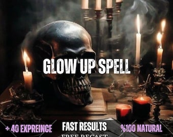Glow Up Spell – Beauty & Confidence Ritual, Self-Love, Personal Magnetism, Inner Radiance, Positive Energy  Transformation