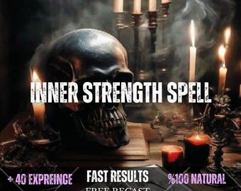 Inner Strength Spell – Courage & Resilience Ritual, Personal Power, Confidence, Emotional Balance  Empowerment Manifestation