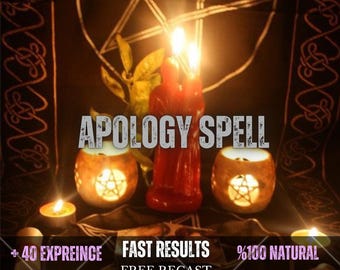 Apology Spell – Reconciliation Ritual, Honest Communication, Remorse & Forgiveness Manifestation, Emotional Healing, Relationship Clarity