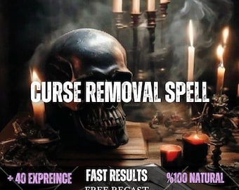 Curse Removal Spell – Spiritual Cleansing Ritual, Uncrossing, Negative Energy Release, Protection & Fresh Start