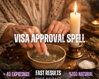 Visa Approval Spell – Visa Success Ritual, Immigration Luck, Travel Manifestation, Application Success & Good Luck Spiritual Ritual