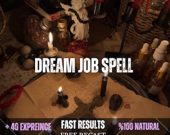 Dream Job Spell – Career Manifestation Ritual, Job Attraction, Professional Success, Opportunity, Confidence & Career Road Opener