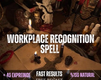 Workplace Recognition Spell – Career Visibility Ritual, Professional Success, Appreciation, Promotion Energy & Confidence Manifestation