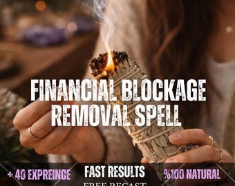 Financial Blockage Removal Spell – Money Block Clearing Ritual, Financial Road Opener, Abundance, Prosperity & Wealth Attraction