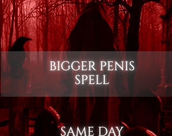 Bigger Penis Spell, Masculine Confidence Ritual, Personal Empowerment Manifestation, Self Confidence Energy, Intimate Wellness