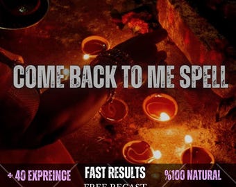 Come Back To Me Spell – Love Reconciliation Ritual, Return Lover Manifestation, Relationship Healing, Reconnection & Communication Energy
