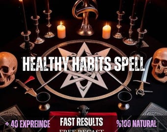 Healthy Habits Spell – Motivation & Self Discipline Ritual, Positive Routine Manifestation, Wellness, Consistency  Lifestyle Change