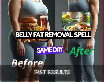 Belly Fat Removal Spell , Healthy Lifestyle Manifestation Ritual , Wellness & Body Confidence Energy , Self-Care Motivation