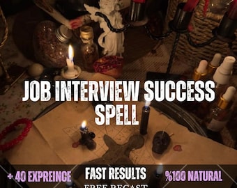 Job Interview Spell – Interview Success Ritual, Career Luck, Confidence Manifestation, Job Offer Energy & Professional Opportunity