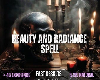 Beauty and Radiance Spell – Glow Up Ritual, Self-Love, Confidence, Inner Radiance, Personal Magnetism & Positive Energy
