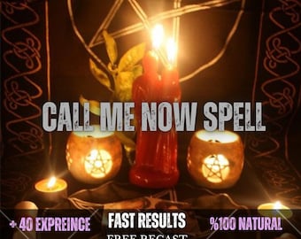 Call Me Now Spell – Phone Call Manifestation Ritual, Communication Opener, Reconnection, Contact Energy & Relationship Communication