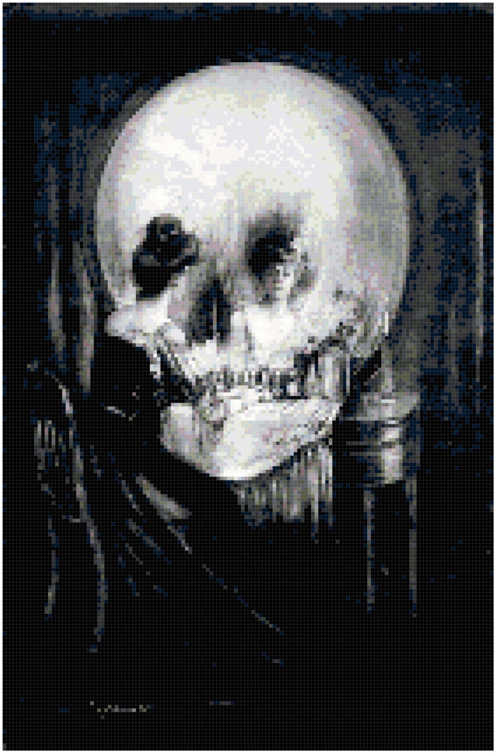 洋書 Le livre des vanités (ヴァニタス) スカル・骸骨 Charles Allan Gilbert All is Vanity Vanitas Skull Painting Counted