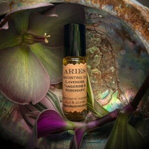 Olio/profumo per unzione astrologica dell&#39;Ariete