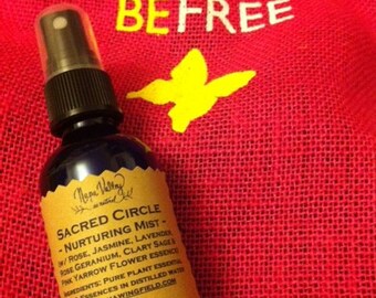 Sacred Circle Nurturing Aroma Mist (in 2oz cobalt or amber glass bottle)