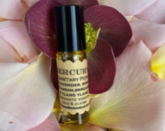 Mercury Anointing Oil/Natural Perfume in 5ml glass roll-on