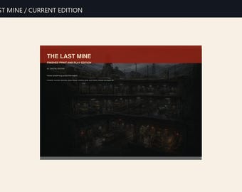 The Last Mine - Print-and-Play Board Game