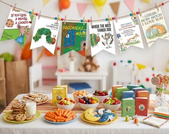 Banner met klassieke kinderboeken (40 ontwerpen)
