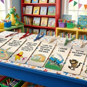 Segnalibri classici con personaggi per bambini (20 modelli)