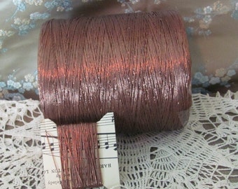 Wrapped Gold Metallic Gimp Thread Embroidery Knitting Crochet Jewelry Brown Bronze // Choose length - Many other types of thread in my shop