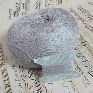 Reiner 100% Seidenfaden Fine Natural Vintage // Beige // 20 40 60 100 Meter oder mehr // Viele andere Farben zur Auswahl in meinem Shop