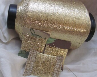 Vintage Gold Shiny Metal Embroidery Thread - 20 Yards Each - More Available and Many others to choose from