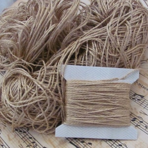 100% Pure Silk // Embroidery Floss 2 Ply Soft Thread Real Silk // Tan 10 25 or more yards // Other Types Available in my shop