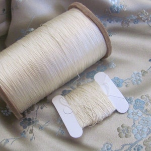 2-trådig broderigarn // Off White 20 yards styck // 60+ fler färger finns i min butik