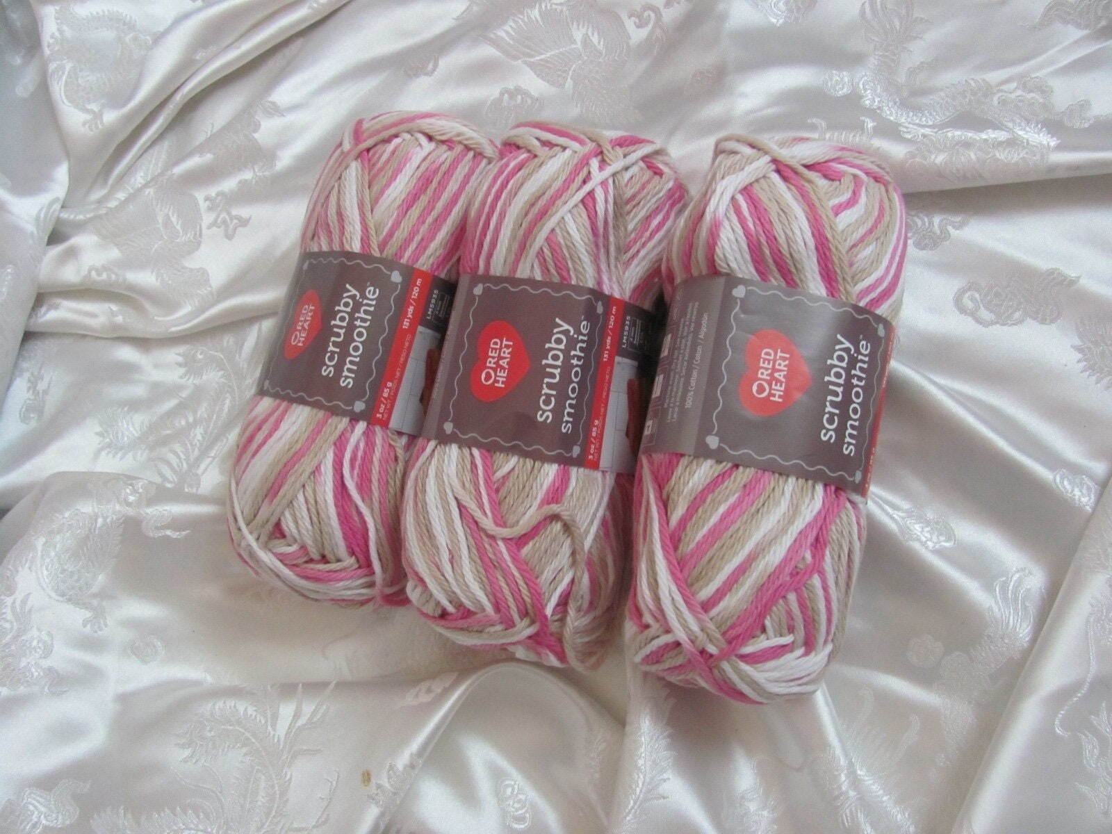 Red Heart 100% Cotton 4 Ply Knit and Crochet Yarn 2 1/2 Oz New Coats &  Clark ART.E.283 Sold by the Skein 