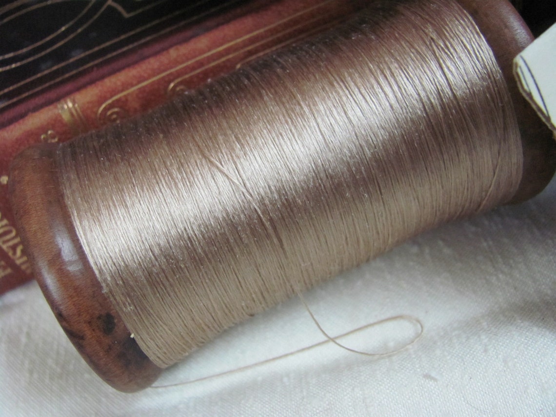Real Silk Thread 100% Silk Thread // Amazing Antique French Embroidery Floss Real Silk ...