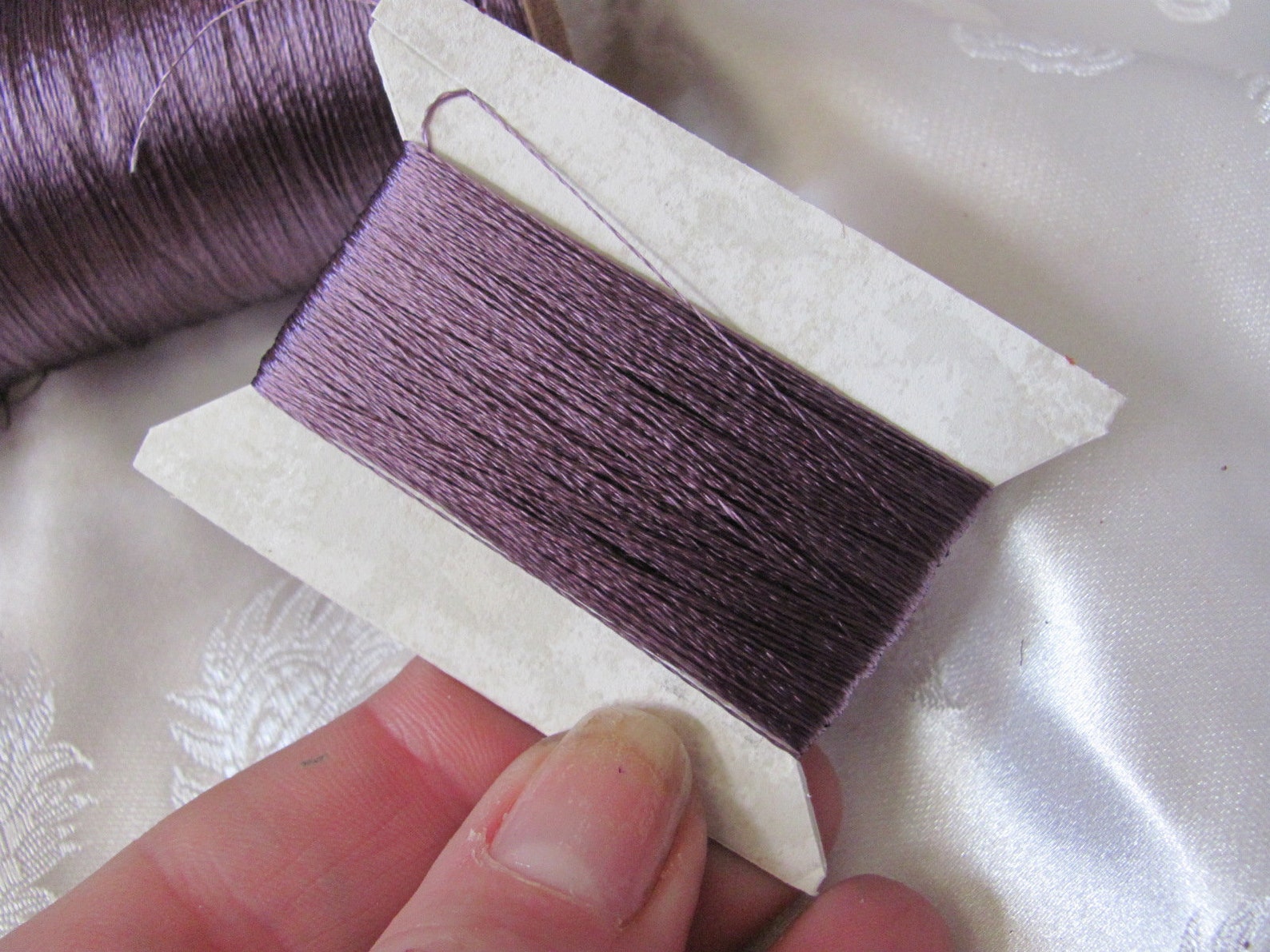 Real Silk Thread 100% Silk Thread // Antique Embroidery Sewing Threads Real Pure Silk ...