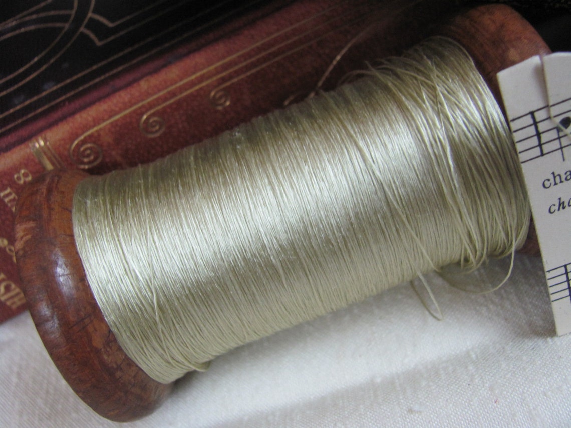 Real Silk Thread 100% Silk Thread // Antique French Embroidery Floss Thread Real Silk ...