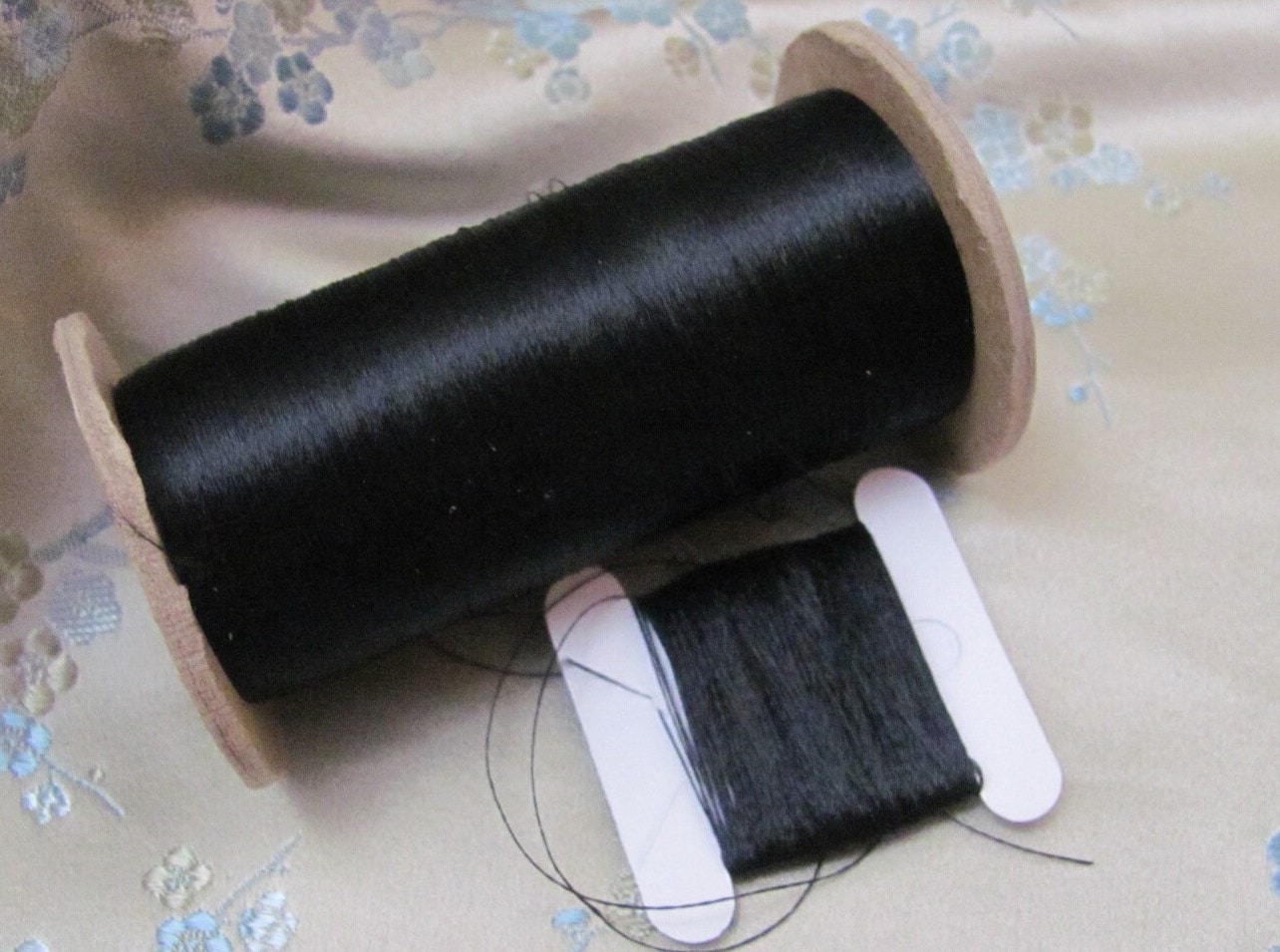 Real Silk Thread 100% Silk Thread // Antique Embroidery Sewing Threads Real Silk ...