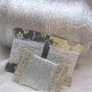 Vintage Silver Shiny Embroidery Metallic Thread - 20 Yards Each - More Available and Many others to choose from