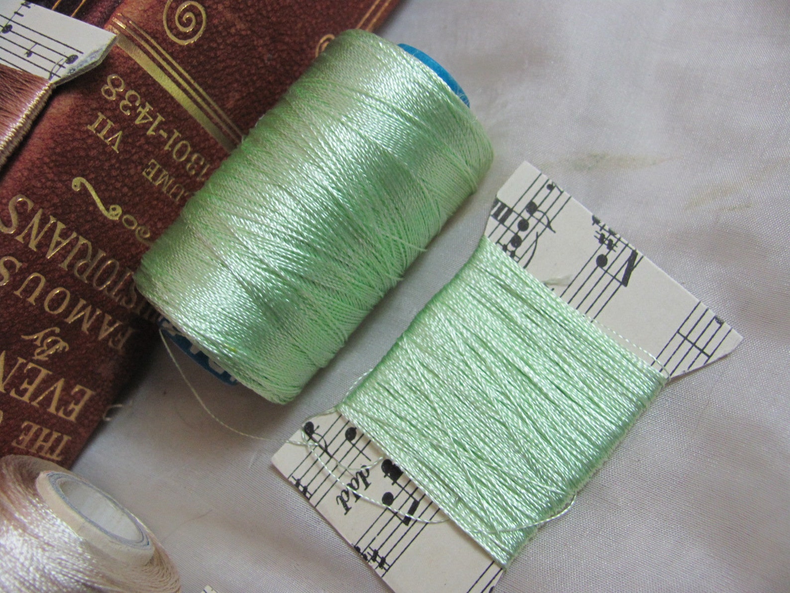 100 Silk Thread // Embroidery Floss Thread Real Silk // Choose Color