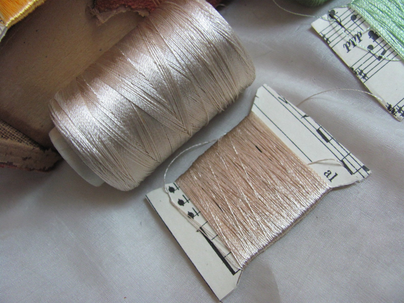 Real Silk Thread 100% Silk Thread // Embroidery Floss Thread Real Silk // Choose Color ...