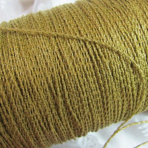Black Gold Metallic Braid Thread #17354 Cross Stitch 20 Gram