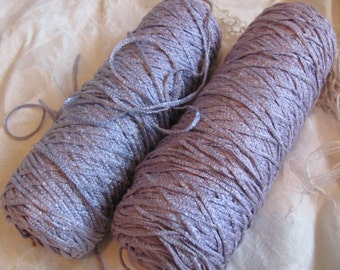 Cord Vintage Purple Satin Woven Rope Cord Yarn Sewing Trim  - 10 Yards - More available (#213)