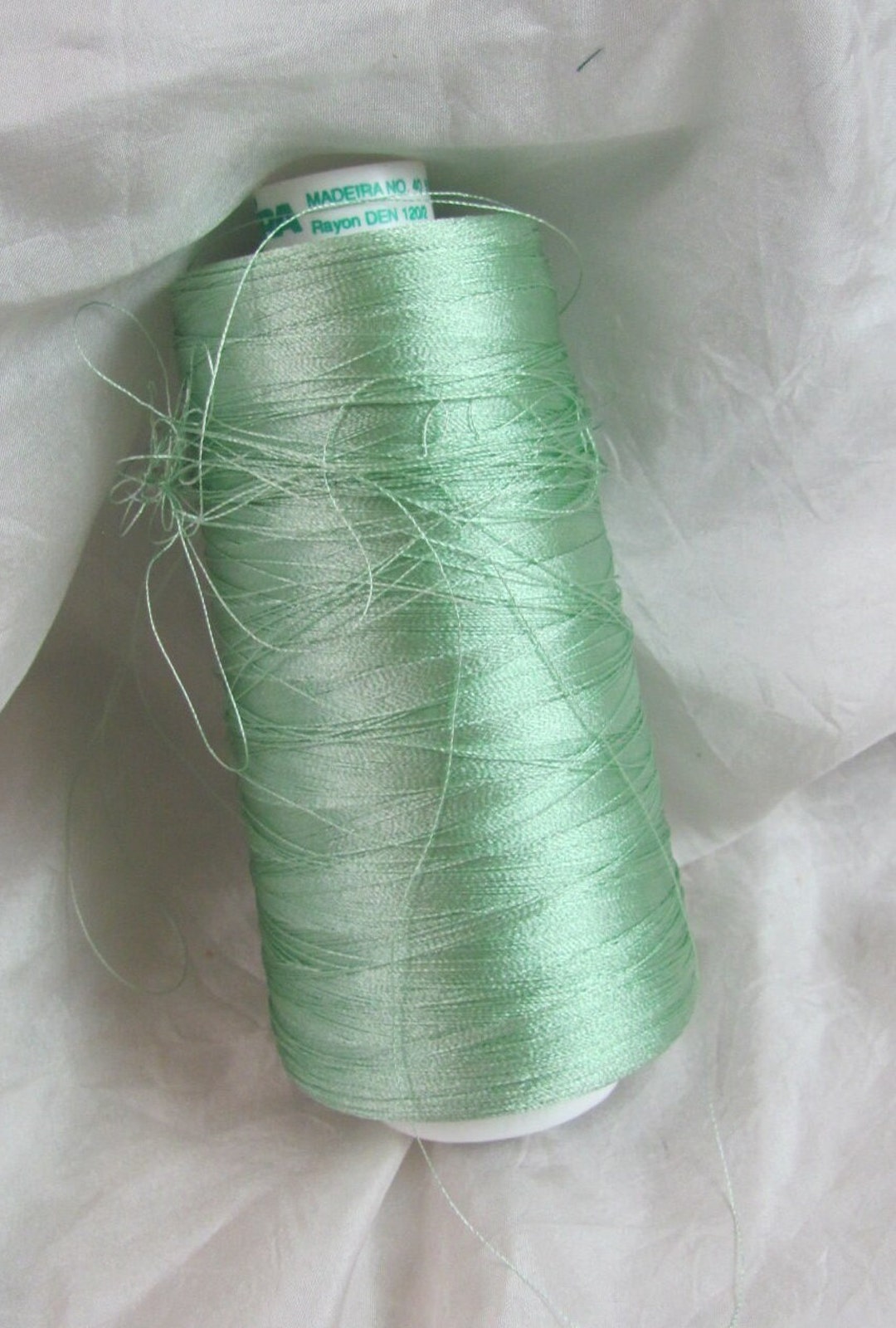 Mint Green Madeira Thread // 120/2 Rayon Made in Germany // Full Cone ...