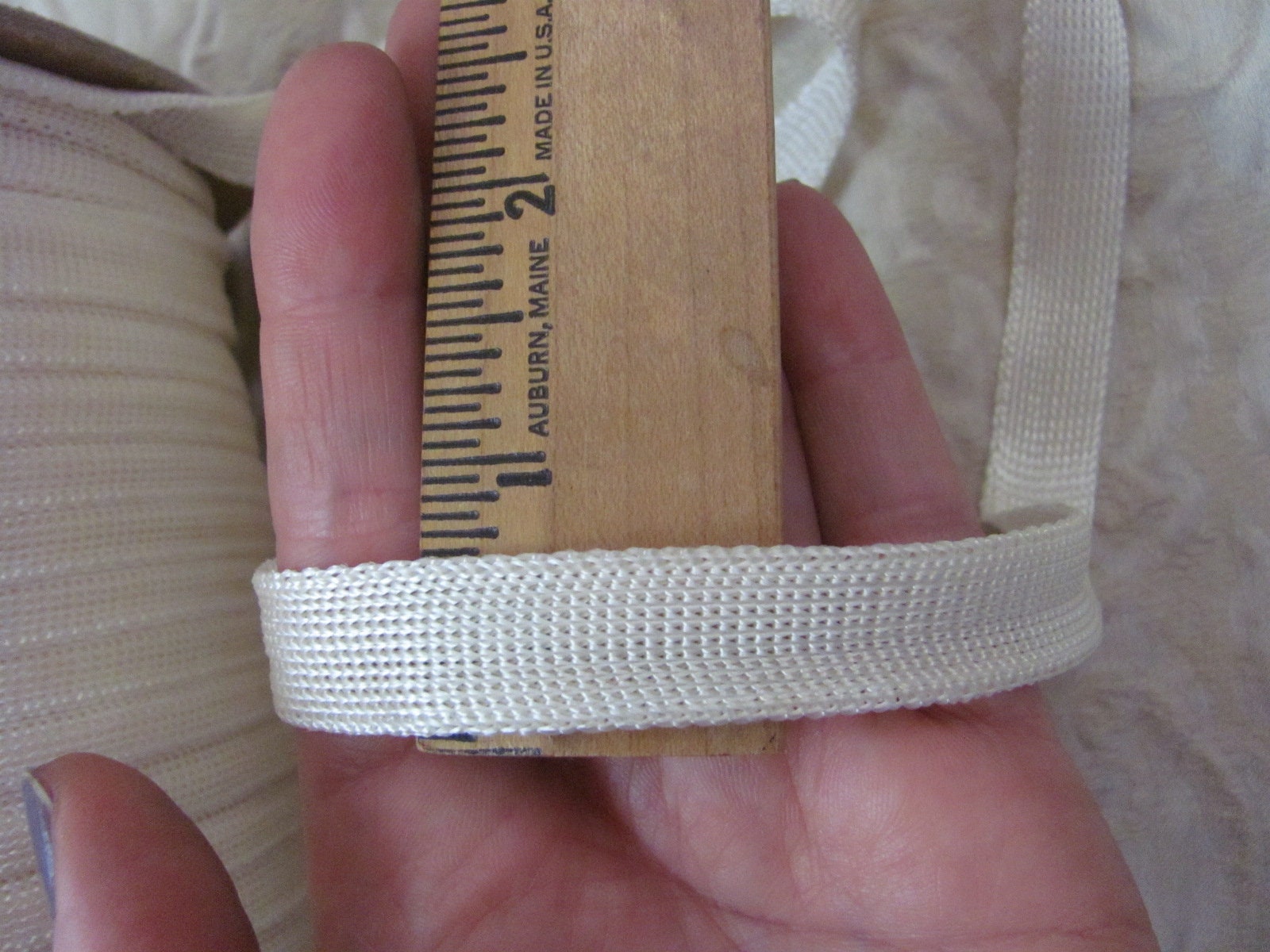 Woven Ribbon Twill Tape Cotton Tape Cotton 0.39 10 Mm Wide by the