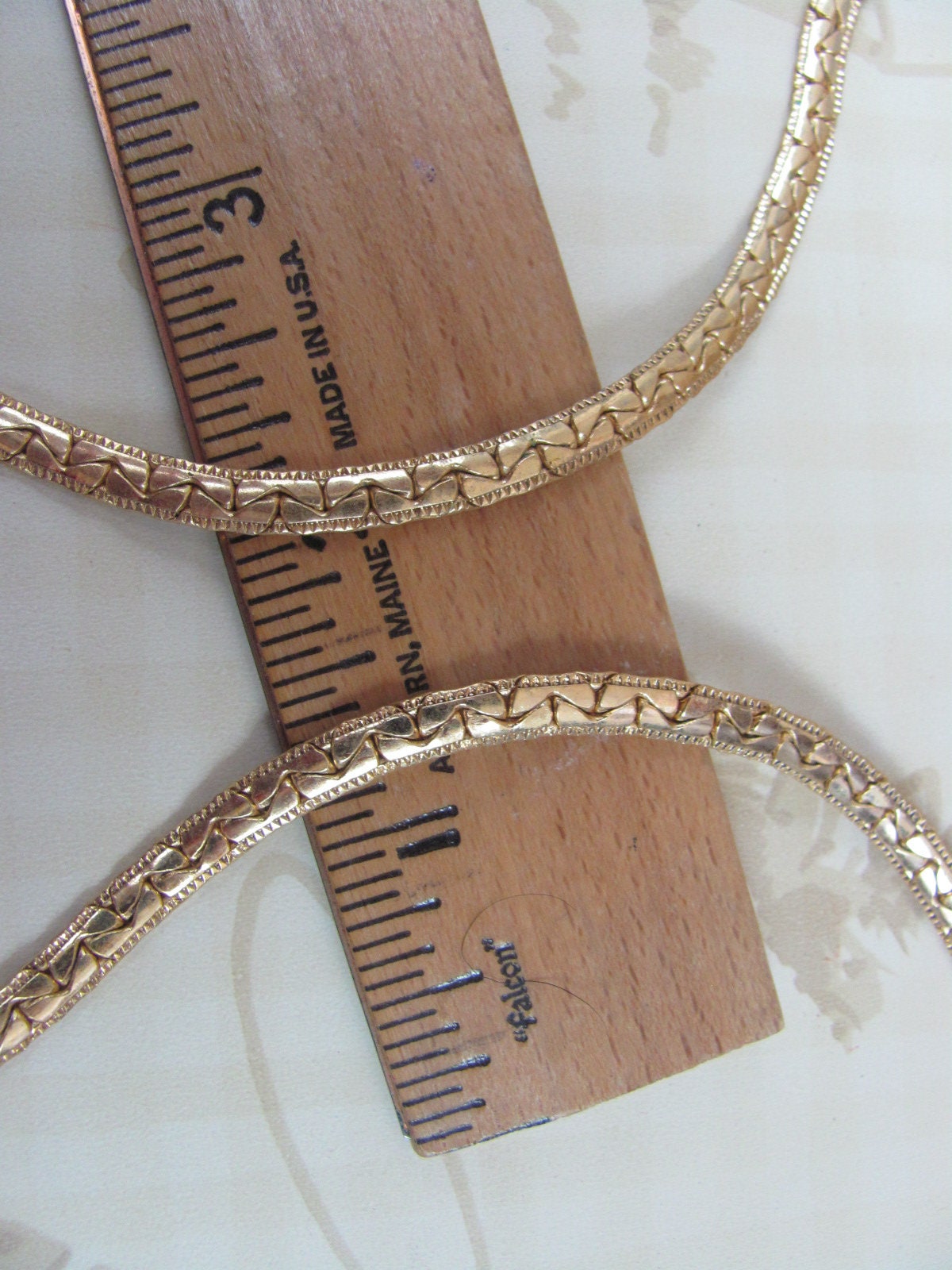 Collier Vintage Chaîne Doré Vieilli - Longueur Ajustable 41,5 à 49,5 Cm