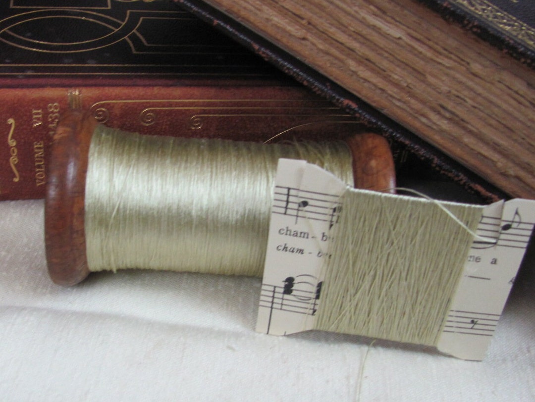Real Silk Thread 100% Silk Thread // Antique French Embroidery Floss Thread Real Silk ...