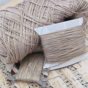 100% Pure Silk // Embroidery Floss 2 Ply Soft Thread Real Silk // Beige 10 25 or more yards // Other Types Available in my shop