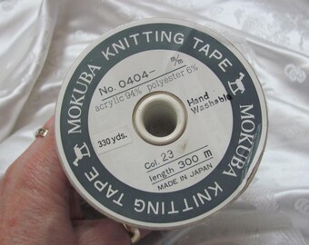 Mokuba Knitting Tape 2mm // Light Blue Sparkly Woven Satin Double