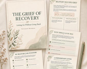 Grief in Recovery Group Therapy Bundle